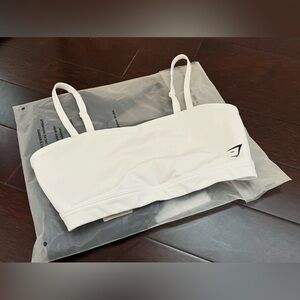 Gymshark Cut-out bandeau - White